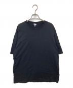 LOEWEロエベ）の古着「花刺繍アナグラムロゴクルーネックTシャツ　H800Y22X11」｜ブラック