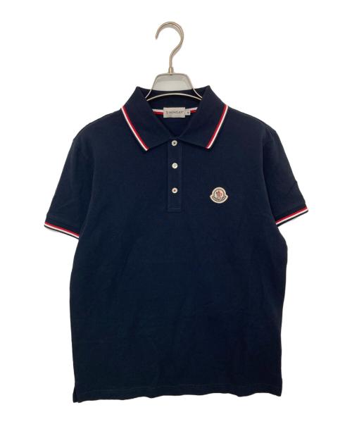 MONCLER（モンクレール）MONCLER (モンクレール) ポロシャツ　101-092-83316-00 ネイビー サイズ:Mの古着・服飾アイテム