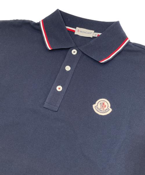 MONCLER（モンクレール）MONCLER (モンクレール) ポロシャツ　101-092-83316-00 ネイビー サイズ:Mの古着・服飾アイテム