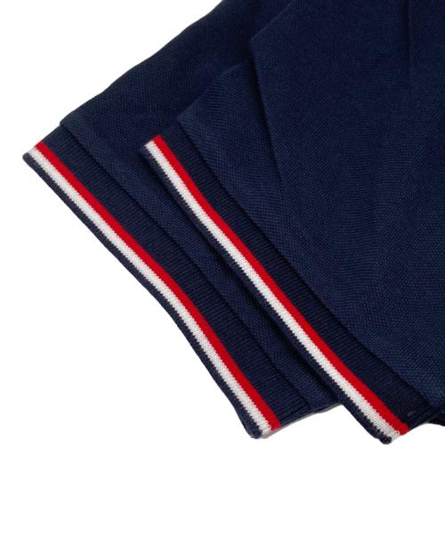 MONCLER（モンクレール）MONCLER (モンクレール) ポロシャツ　101-092-83316-00 ネイビー サイズ:Mの古着・服飾アイテム