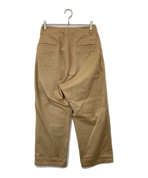 E.TAUTZ（イートーツ）E.TAUTZ (イートーツ) ワイドチノトラウザーズ ベージュ サイズ:28の古着・服飾アイテム