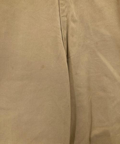 E.TAUTZ（イートーツ）E.TAUTZ (イートーツ) ワイドチノトラウザーズ ベージュ サイズ:28の古着・服飾アイテム