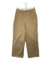 E.TAUTZ（イートーツ）の古着「ワイドチノトラウザーズ」｜ベージュ