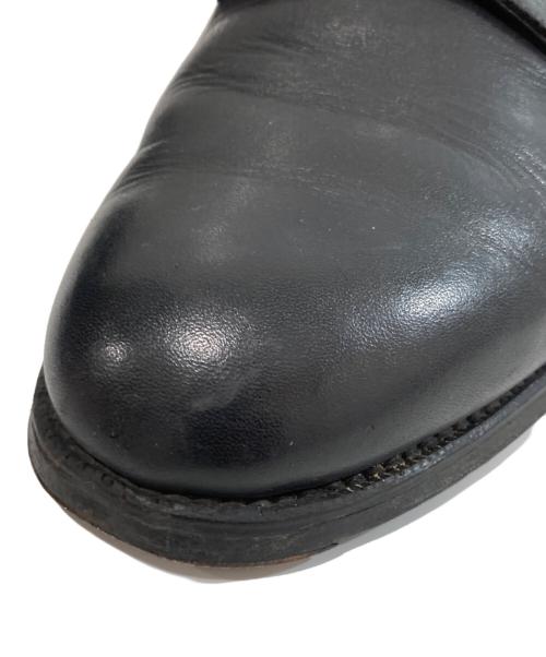 foot the coacher（フットザコーチャー）foot the coacher (フットザコーチャー) サービスマンフロントジップ レザーシューズ ブラック サイズ:26の古着・服飾アイテム