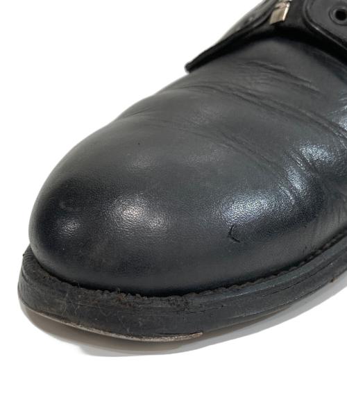 foot the coacher（フットザコーチャー）foot the coacher (フットザコーチャー) サービスマンフロントジップ レザーシューズ ブラック サイズ:26の古着・服飾アイテム