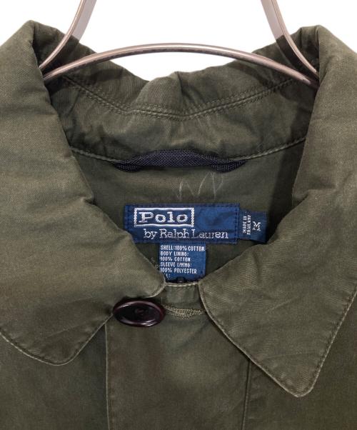 POLO RALPH LAUREN（ポロ・ラルフローレン）POLO RALPH LAUREN (ポロ・ラルフローレン) ミドルコート カーキ サイズ:Mの古着・服飾アイテム