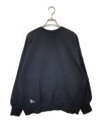 FreshServiceフレッシュサービス）の古着「LIGHT OZ CREW NECK SWEAT ライトオンスクルーネックスウェット」｜ブラック
