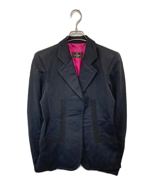 FENDI（フェンディ）FENDI (フェンディ) ビジュー付セットアップスーツ ブラック サイズ:42の古着・服飾アイテム