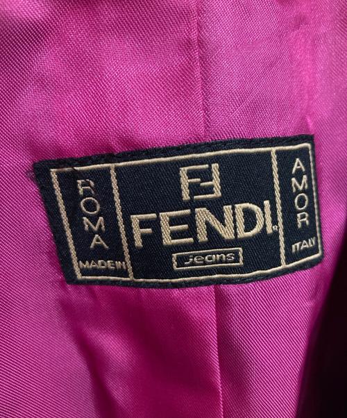 FENDI（フェンディ）FENDI (フェンディ) ビジュー付セットアップスーツ ブラック サイズ:42の古着・服飾アイテム
