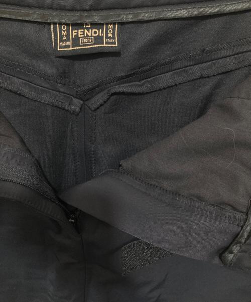 FENDI（フェンディ）FENDI (フェンディ) ビジュー付セットアップスーツ ブラック サイズ:42の古着・服飾アイテム