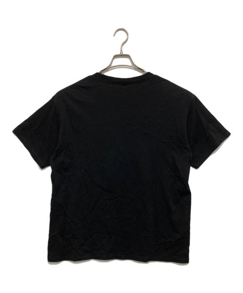 CELINE（セリーヌ）CELINE (セリーヌ) BOY DOLLラインストーンロゴプリントTシャツ ブラック サイズ:XLの古着・服飾アイテム