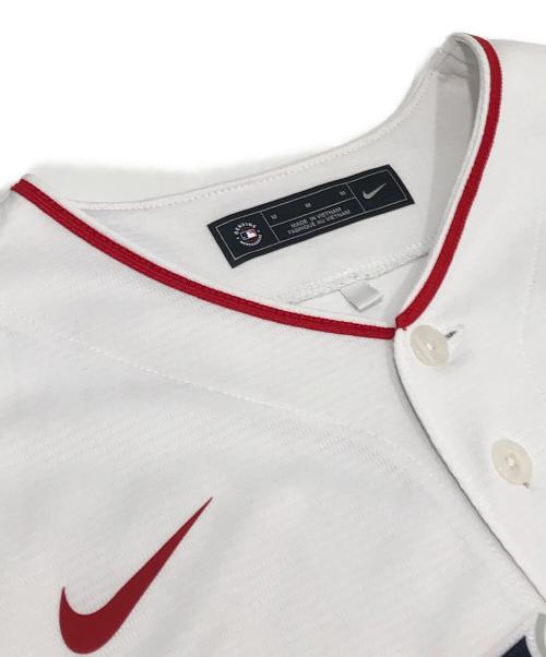 NIKE（ナイキ）NIKE (ナイキ) OFFICIAL REPLICA JERSEY ユニフォーム　ベースボールシャツ　T770-ANA1 ホワイト サイズ:Mの古着・服飾アイテム