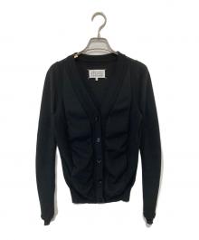 Maison Margiela（メゾンマルジェラ）の古着「切替カーディガン　S51HA0427」｜ブラック