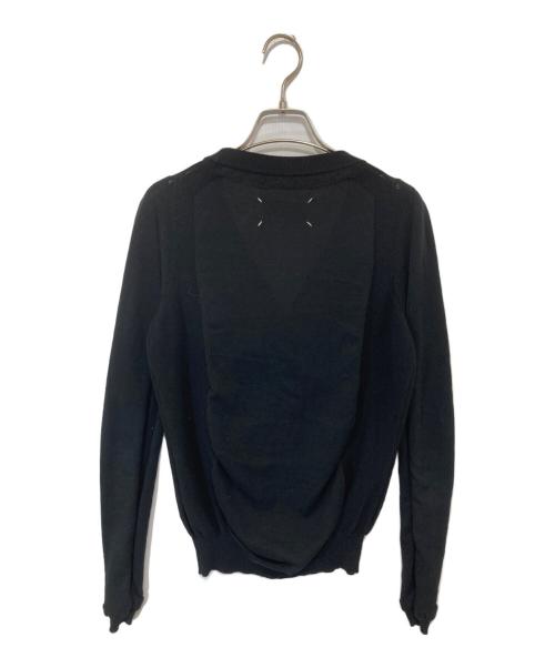Maison Margiela（メゾンマルジェラ）Maison Margiela (メゾンマルジェラ) 切替カーディガン　S51HA0427 ブラック サイズ:XSの古着・服飾アイテム