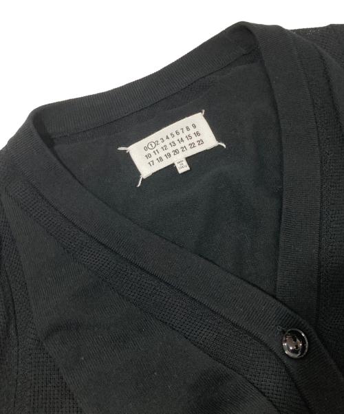 Maison Margiela（メゾンマルジェラ）Maison Margiela (メゾンマルジェラ) 切替カーディガン　S51HA0427 ブラック サイズ:XSの古着・服飾アイテム