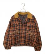 BEAMS PLUSビームスプラス）の古着「ブリティッシュ ツイード フィッシュンティング ジャケット 38-18-0377-791」｜オレンジ