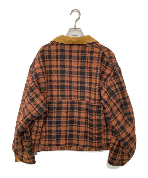 BEAMS PLUS（ビームスプラス）BEAMS PLUS (ビームスプラス) ブリティッシュ ツイード フィッシュンティング ジャケット 38-18-0377-791 オレンジ サイズ:Sの古着・服飾アイテム