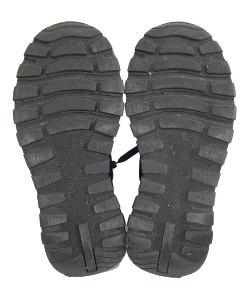 PRADA（プラダ）PRADA (プラダ) Prax 01 Re-Nylon ブラッシュドレザースニーカー　プラックス ナイロン　2EE369 ブラック サイズ:6の古着・服飾アイテム
