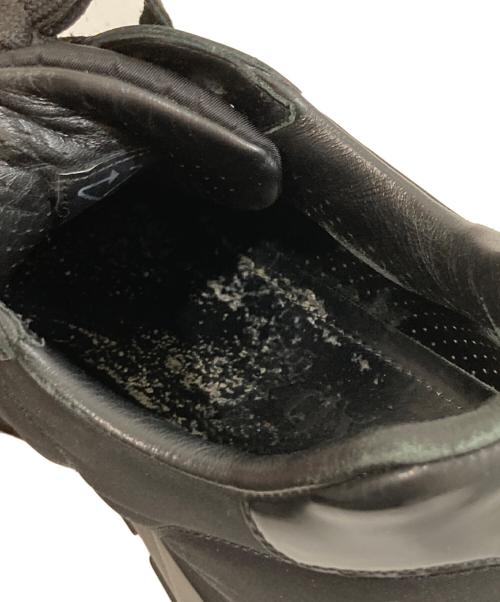 PRADA（プラダ）PRADA (プラダ) Prax 01 Re-Nylon ブラッシュドレザースニーカー　プラックス ナイロン　2EE369 ブラック サイズ:6の古着・服飾アイテム