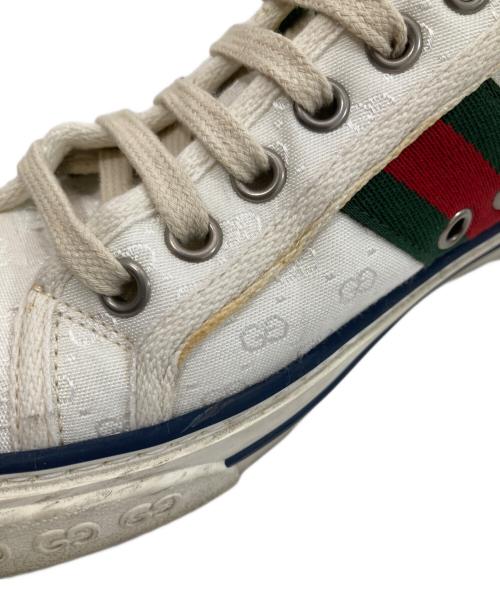 GUCCI（グッチ）GUCCI (グッチ) ローカットスニーカー ホワイト サイズ:26の古着・服飾アイテム