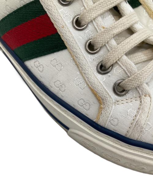 GUCCI（グッチ）GUCCI (グッチ) ローカットスニーカー ホワイト サイズ:26の古着・服飾アイテム