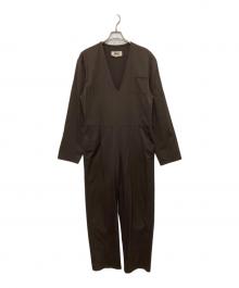 MM6 Maison Margiela（エムエムシックスメゾンマルジェラ）の古着「オールインワン S32FP0102 ジャンプスーツ」｜ブラウン