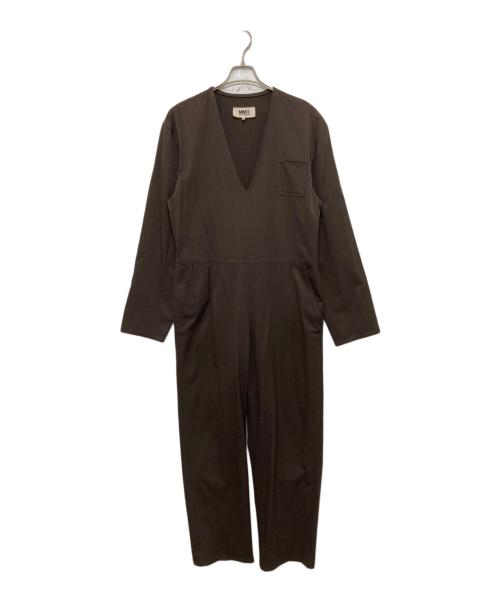 MM6 Maison Margiela（エムエムシックスメゾンマルジェラ）MM6 Maison Margiela (エムエムシックスメゾンマルジェラ) オールインワン S32FP0102 ジャンプスーツ ブラウン サイズ:38の古着・服飾アイテム