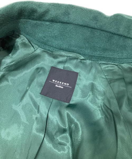 WEEKEND Max Mara（ウィークエンド マックスマーラ）WEEKEND Max Mara (ウィークエンド マックスマーラ) ウールロングコート グリーン サイズ:３６の古着・服飾アイテム