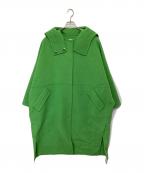 LE CIEL BLEUルシェルブルー）の古着「Hooded Over COAT フーデットオーバーコート」｜黄緑