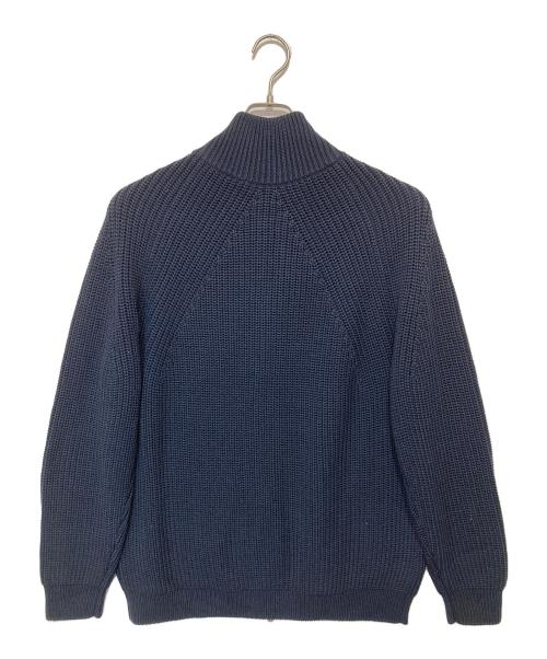 BATONER（バトナ―）BATONER (バトナ―) SIGNATURE DRIVERS KNIT シグネチャー ドライバーズ ニット ネイビー サイズ:3の古着・服飾アイテム
