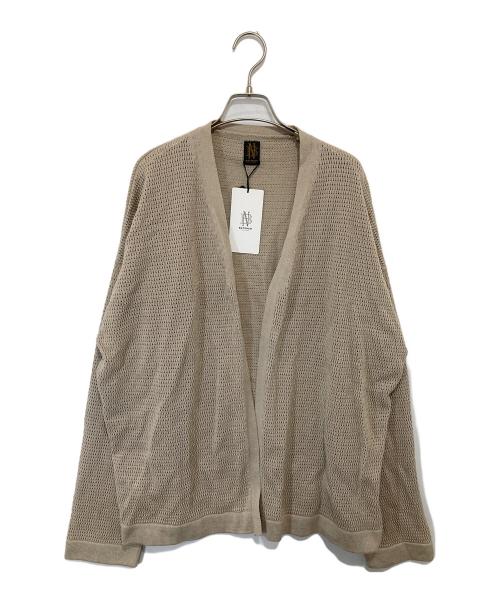 BATONER（バトナ―）BATONER (バトナ―) NO BUTTON CARDIGAN（ノーボタンカーディガン）　BN-23SM-075 ベージュ サイズ:3の古着・服飾アイテム