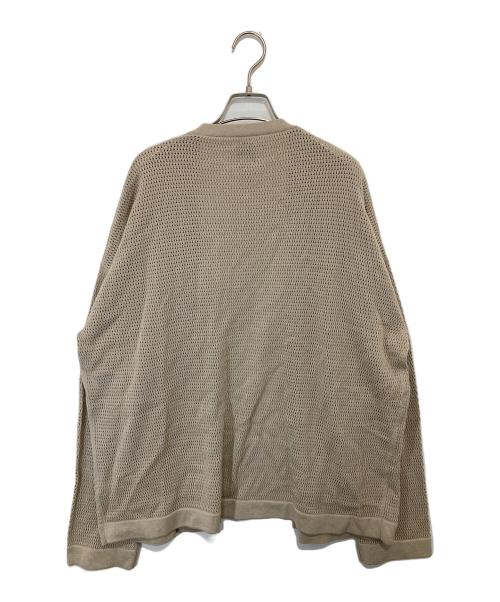 BATONER（バトナ―）BATONER (バトナ―) NO BUTTON CARDIGAN（ノーボタンカーディガン）　BN-23SM-075 ベージュ サイズ:3の古着・服飾アイテム