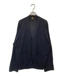 BATONER（バトナ―）の古着「NO BUTTON CARDIGAN（ノーボタンカーディガン）　BN-23SM-075」｜ネイビー