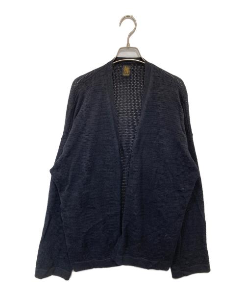 BATONER（バトナ―）BATONER (バトナ―) NO BUTTON CARDIGAN（ノーボタンカーディガン）　BN-23SM-075 ネイビー サイズ:3の古着・服飾アイテム