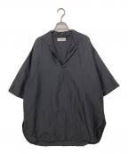 MARKAマーカ）の古着「23SS SKIPPER SHIRT - cupro linen nep cloth - M23A-17SH01B」｜ネイビー