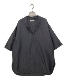MARKA（マーカ）の古着「23SS SKIPPER SHIRT - cupro linen nep cloth - M23A-17SH01B」｜ネイビー