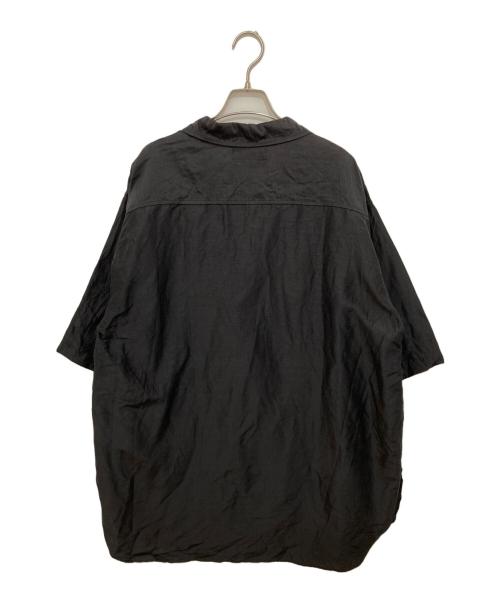 MARKA（マーカ）MARKA (マーカ) 23SS SKIPPER SHIRT - cupro linen nep cloth - M23A-17SH01B ネイビー サイズ:3の古着・服飾アイテム