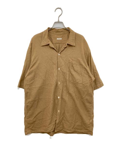 COMOLI（コモリ）COMOLI (コモリ) 20SS　ベタシャン オープンカラーシャツ　R01-02011 ブラウン サイズ:3の古着・服飾アイテム