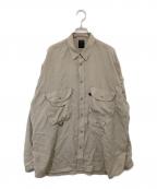 DAIWA PIER39ダイワ ピア39）の古着「Tech Bombay Safari Shirts（テックボンベイサファリシャツ）BE-80022」｜ベージュ