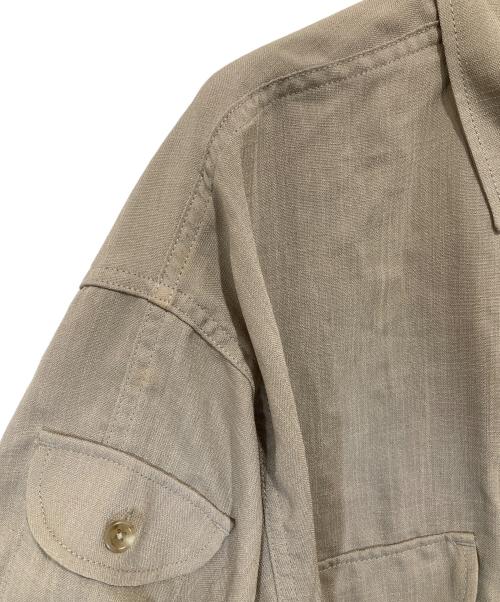 DAIWA PIER39（ダイワ ピア39）DAIWA PIER39 (ダイワ ピア39) Tech Bombay Safari Shirts（テックボンベイサファリシャツ）BE-80022 ベージュ サイズ:Lの古着・服飾アイテム
