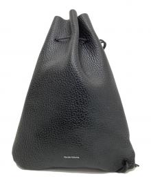 HENDER SCHEME（エンダースキーマ）の古着「Zacc 巾着レザーバッグ」｜ブラック