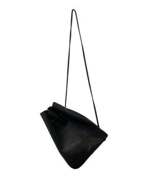 HENDER SCHEME（エンダースキーマ）HENDER SCHEME (エンダースキーマ) Zacc 巾着レザーバッグ ブラックの古着・服飾アイテム