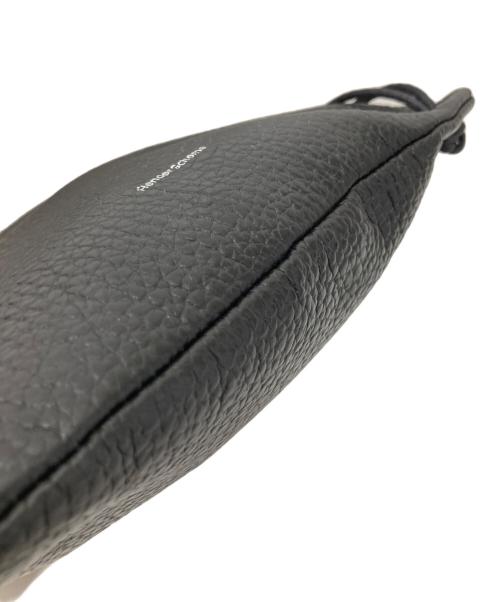 HENDER SCHEME（エンダースキーマ）HENDER SCHEME (エンダースキーマ) Zacc 巾着レザーバッグ ブラックの古着・服飾アイテム