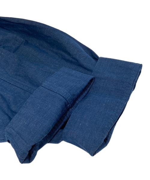 FreshService（フレッシュサービス）FreshService loomer (ルーマー) FABRIC COTTON LINEN KUNG-FU COVERALL（コットンリネンカンフーカバーオール）　FSW-22-CT 163T インディゴ サイズ:Lの古着・服飾アイテム