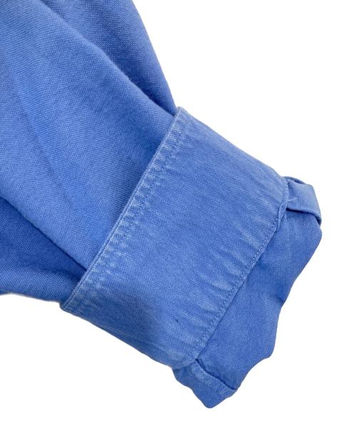 Graphpaper（グラフペーパー）Graphpaper (グラフペーパー) Oxford oversized b.d shirt　オックスフォードオーバーサイズドボタンダウンシャツ　GM223-50071B スカイブルー サイズ:Freeの古着・服飾アイテム