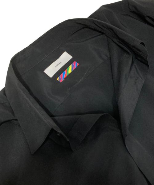 Graphpaper（グラフペーパー）Graphpaper (グラフペーパー) is-ness (イズネス) 別注 Ventilation Long Sleeve Shirt ブラック サイズ:ONE SIZEの古着・服飾アイテム