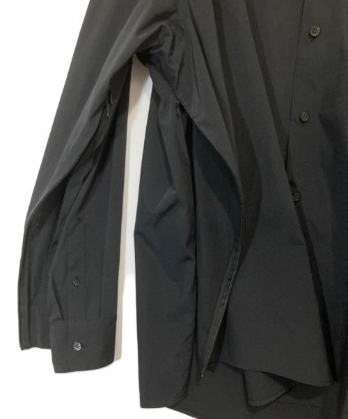 Graphpaper（グラフペーパー）Graphpaper (グラフペーパー) is-ness (イズネス) 別注 Ventilation Long Sleeve Shirt ブラック サイズ:ONE SIZEの古着・服飾アイテム