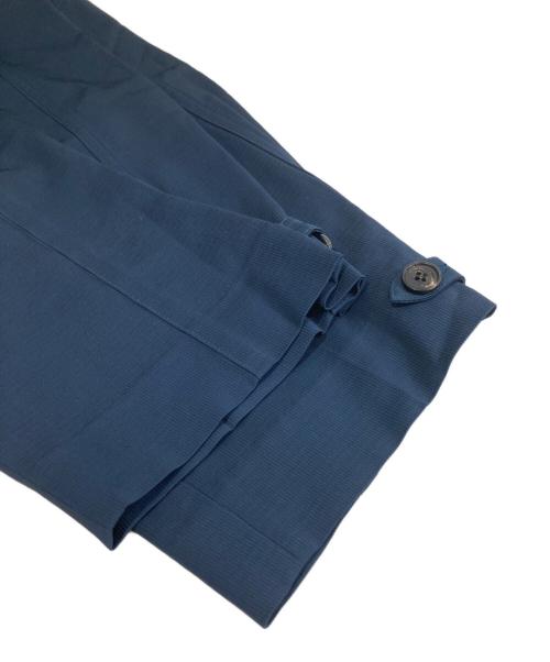 GIVENCHY（ジバンシィ）GIVENCHY (ジバンシィ) High-waisted Belted Tailored Trousers　ハイウエストベルテッドテーラードトラウザーズ　BW50CN11WF ネイビー サイズ:34の古着・服飾アイテム