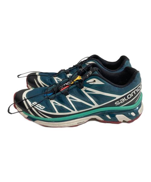 SALOMON（サロモン）SALOMON (サロモン) XT-6 Tpu Deep Teal Biking Red グリーン サイズ:26.5cmの古着・服飾アイテム
