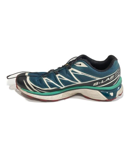 SALOMON（サロモン）SALOMON (サロモン) XT-6 Tpu Deep Teal Biking Red グリーン サイズ:26.5cmの古着・服飾アイテム